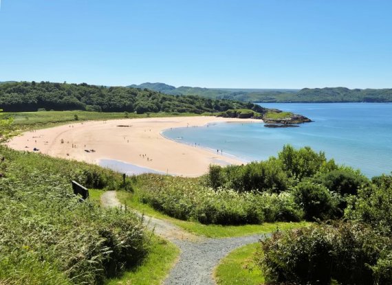 The beach at Gairloch.
